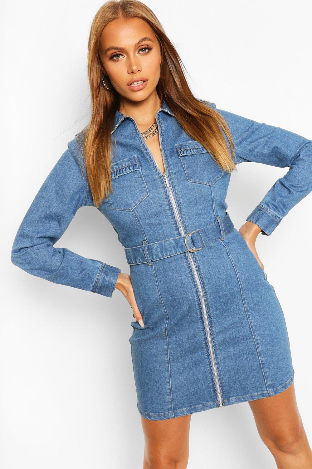 Robe en jean h et m hot sale